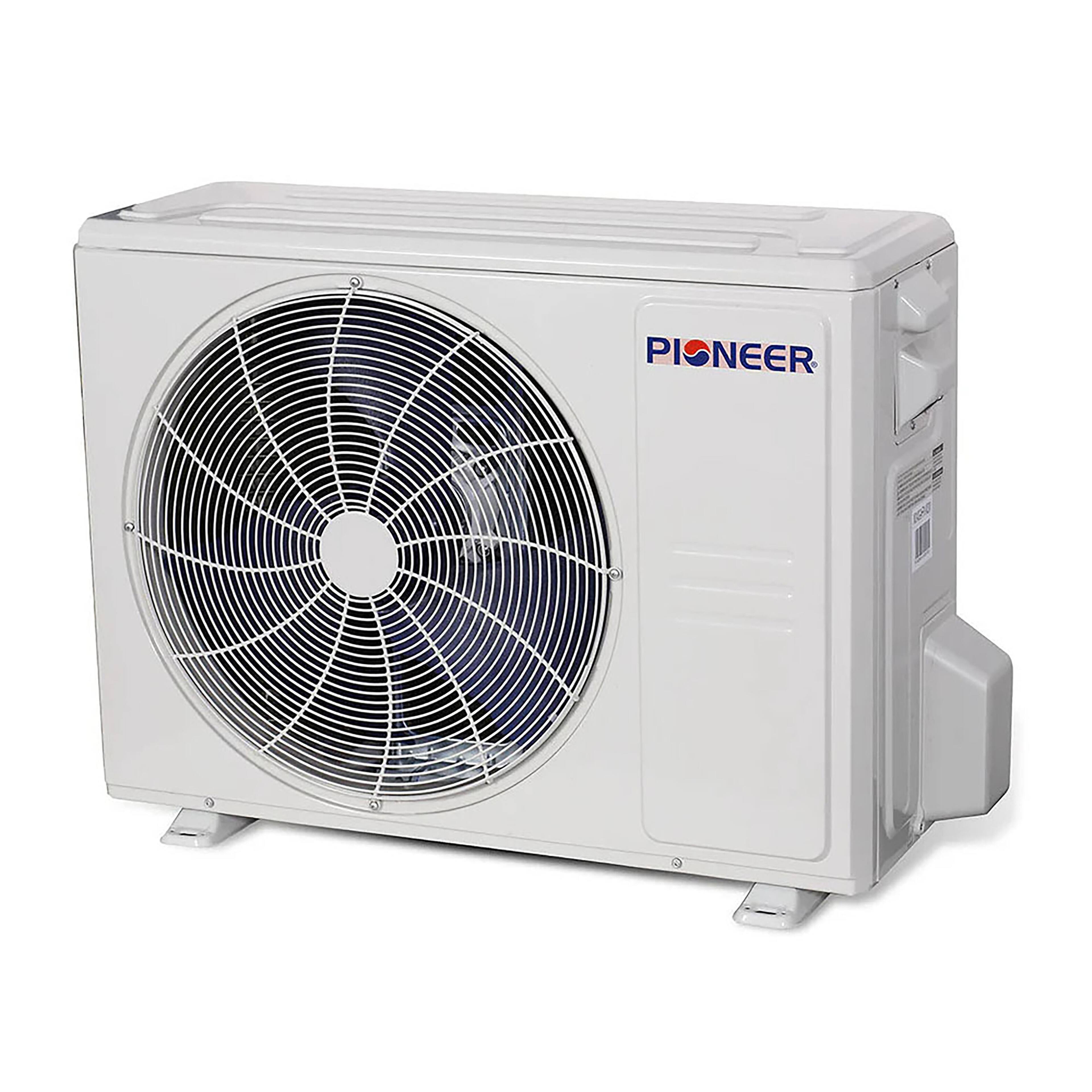 Alt View 2. Pioneer - Quantum Ultra 12,000 BTU 1 Ton Mini Split 24.6 SEER Floor-Mount Console Air Conditioner with Heat Pump 230-Volt - White.