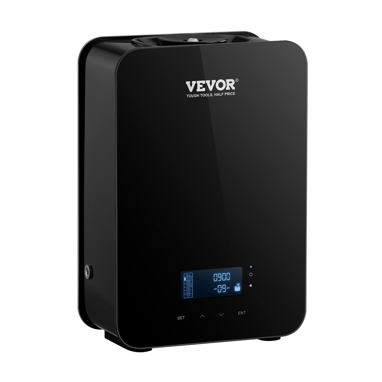 VEVOR - Scent Air Machine, 180ml Bluetooth Smart Essential Oil Diffuser, 2000sq.ft Waterless HVAC Scent Diffuser - Black,White