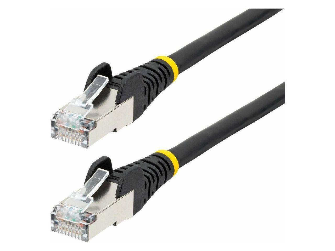 Alt View 1. StarTech.com - StarTech 50ft CAT6a Ethernet Cable, 10GbE, 100W PoE++, Shielded, LSZH, 27AWG, 500MHz, Black.