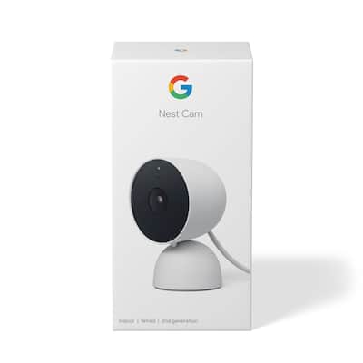 Google Nest Cam Indoor Wired Security Camera Snow GA01998-US Google Nest Cam Indoor Wired Security Camera Snow GA01998-US