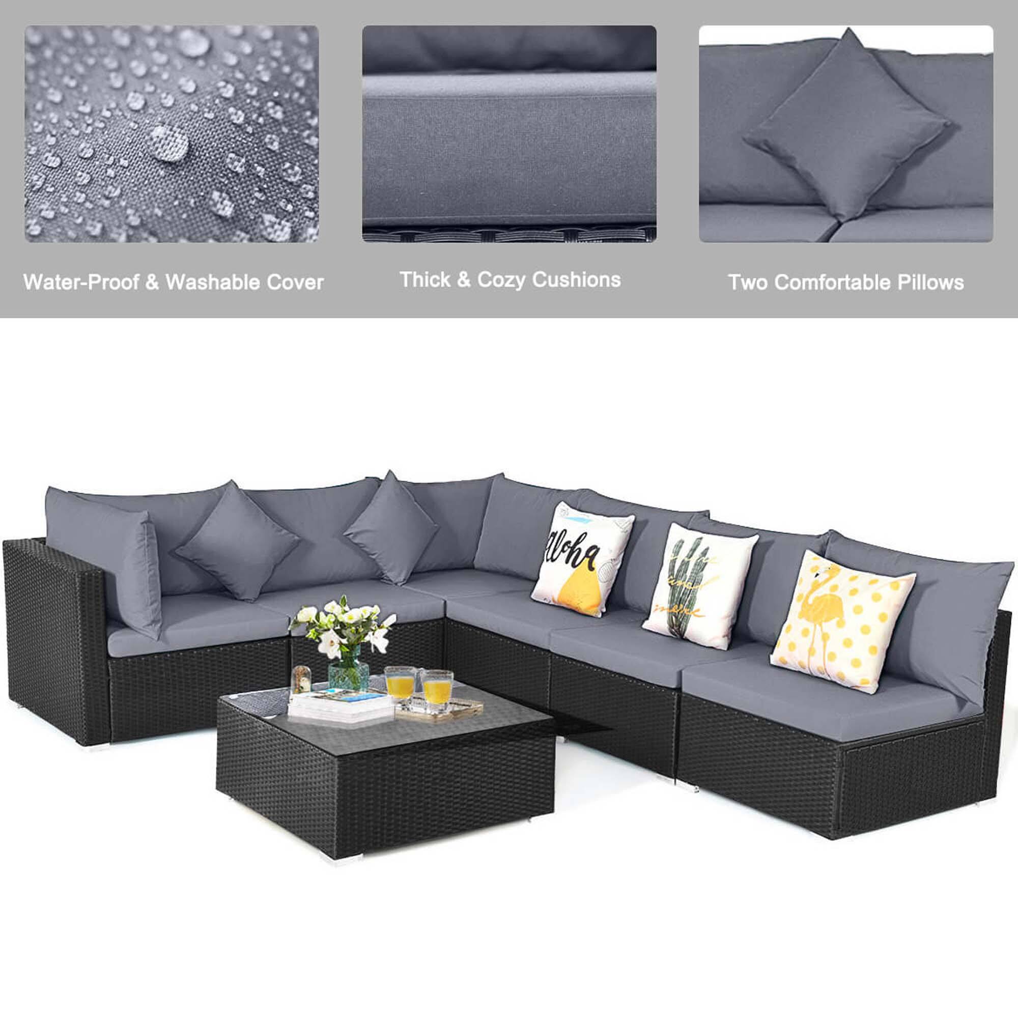 Water-Proof & Washable Cover Thick & Cozy Cushions Two Comfortable Pillows