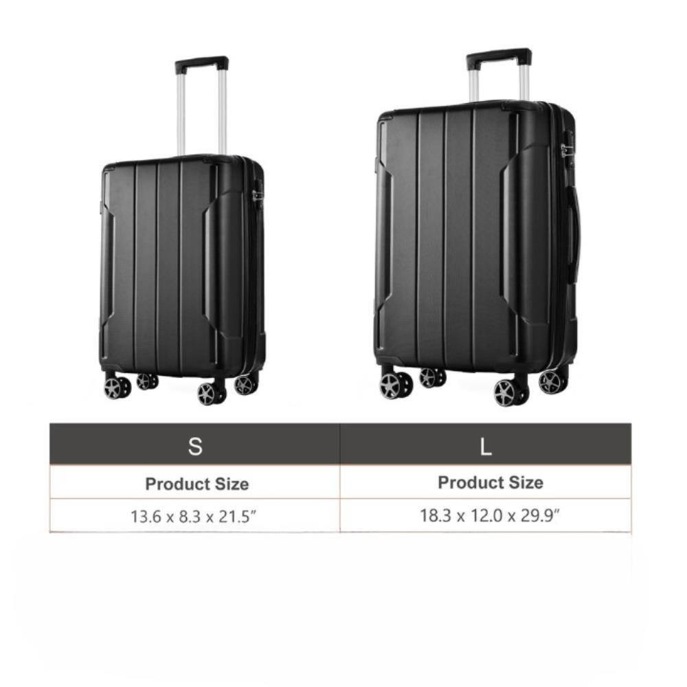 S  
Product Size  
13.6 x 8.3 x 21.5"  

L  
Product Size  
18.3 x 12.0 x 29.9"