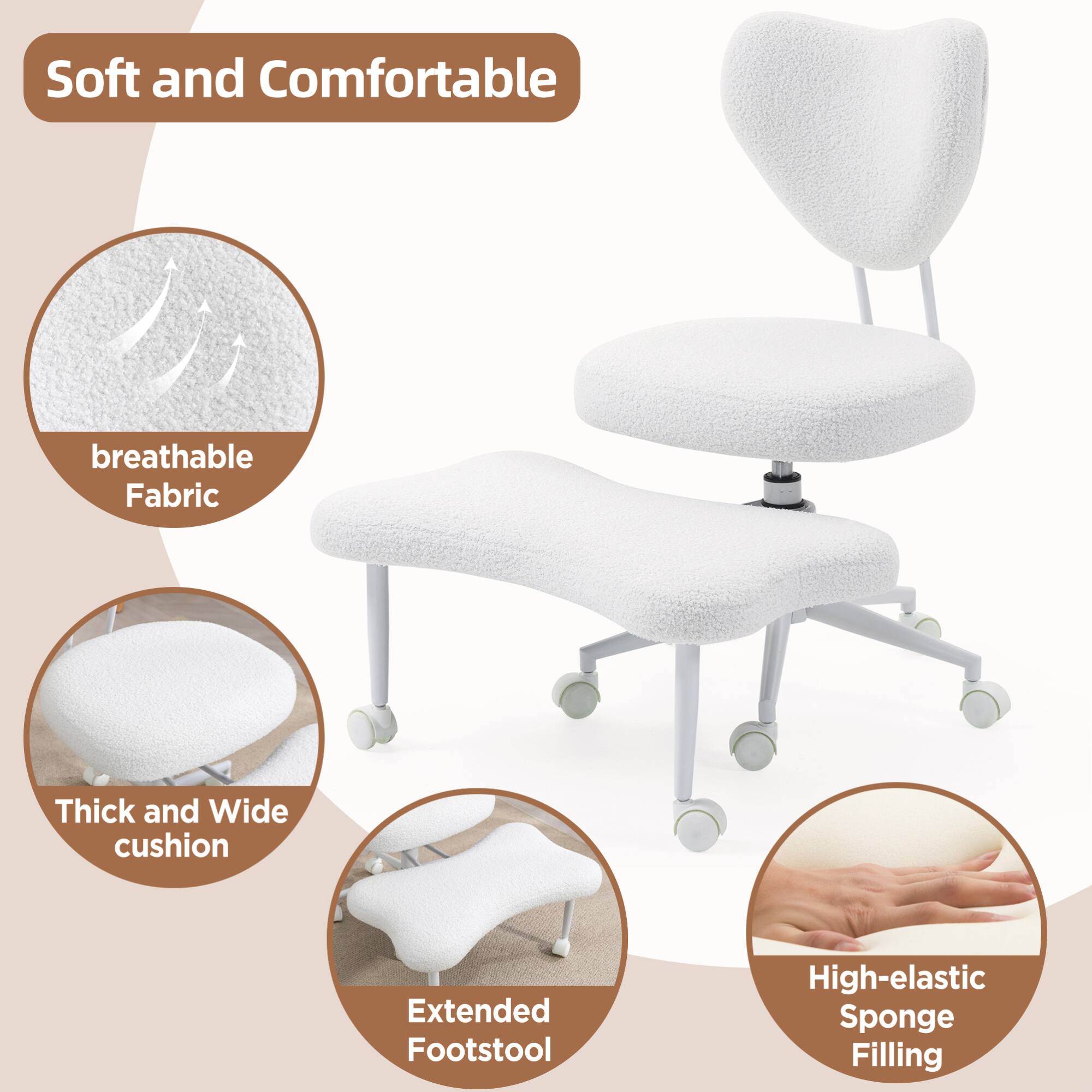 Soft and Comfortable  
breathable Fabric  
Thick and Wide cushion  
Extended Footstool  
High-elastic Sponge Filling