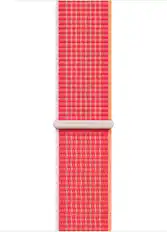 Front. Apple - Apple Watch Band - Sport Loop (41mm) - (PRODUCT) RED - Regular - Red.
