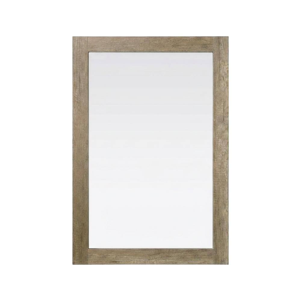 Elegant Kitchen and Bath - Noah Wooden Rectangle Mirror 22 x 32 - Natural Oak price history on PriceWatchPro