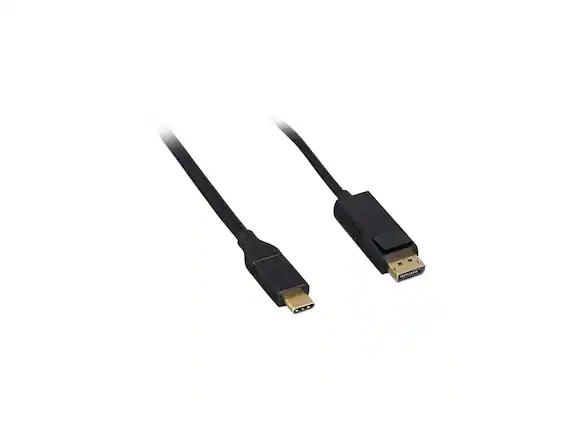 Front. Nippon Labs - Nippon Labs USB 3.1 3 ft. USB-C to DisplayPort Cable 4K@60HZ, 3' Type C to DP Adapter Cable, Black.