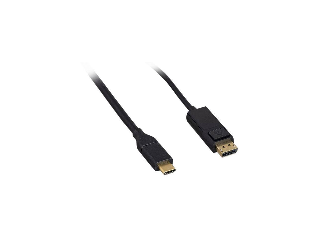Front. Nippon Labs - Nippon Labs USB 3.1 3 ft. USB-C to DisplayPort Cable 4K@60HZ, 3' Type C to DP Adapter Cable, Black.