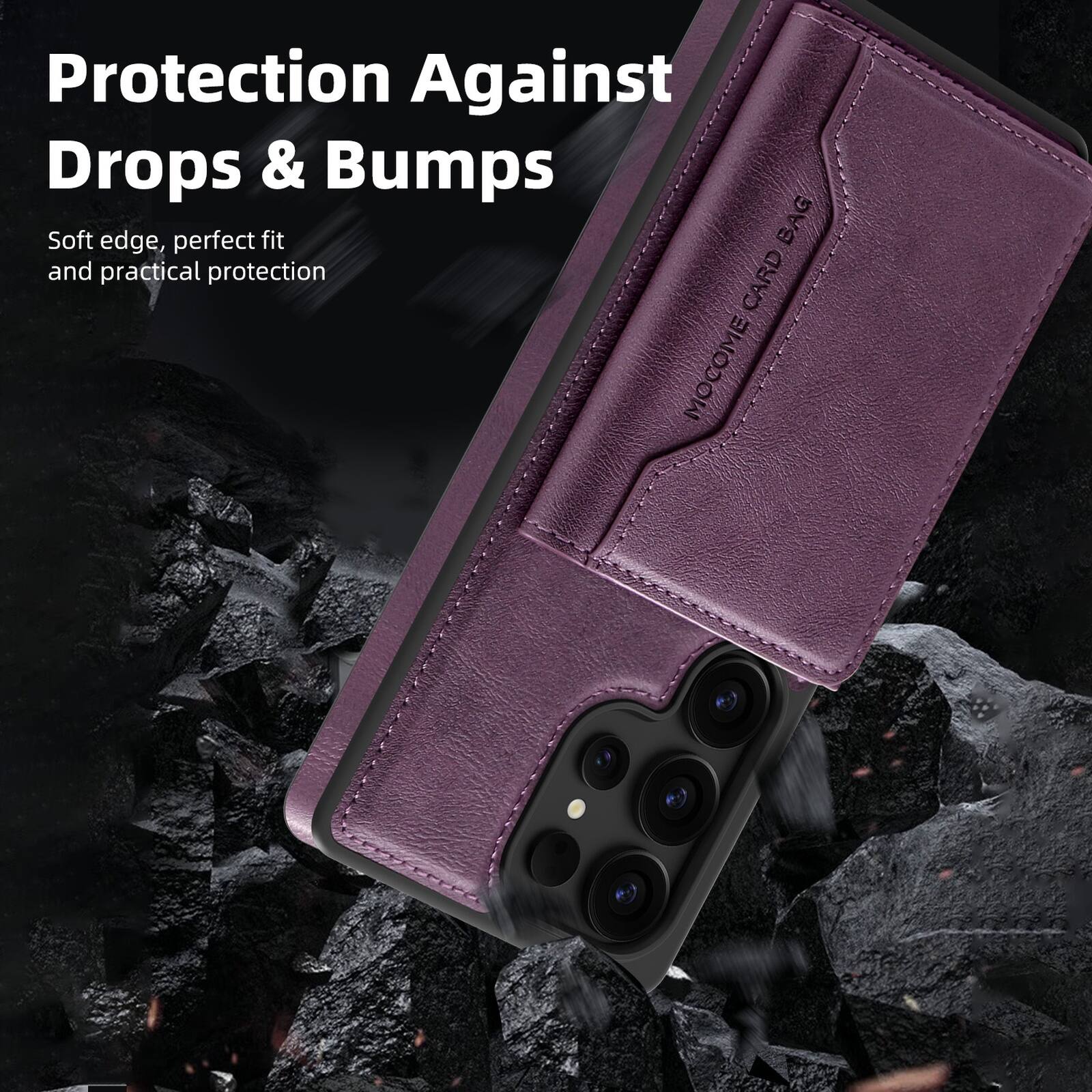 Protection Against Drops & Bumps  
Soft edge, perfect fit and practical protection  
MOOCOME CARD BAG