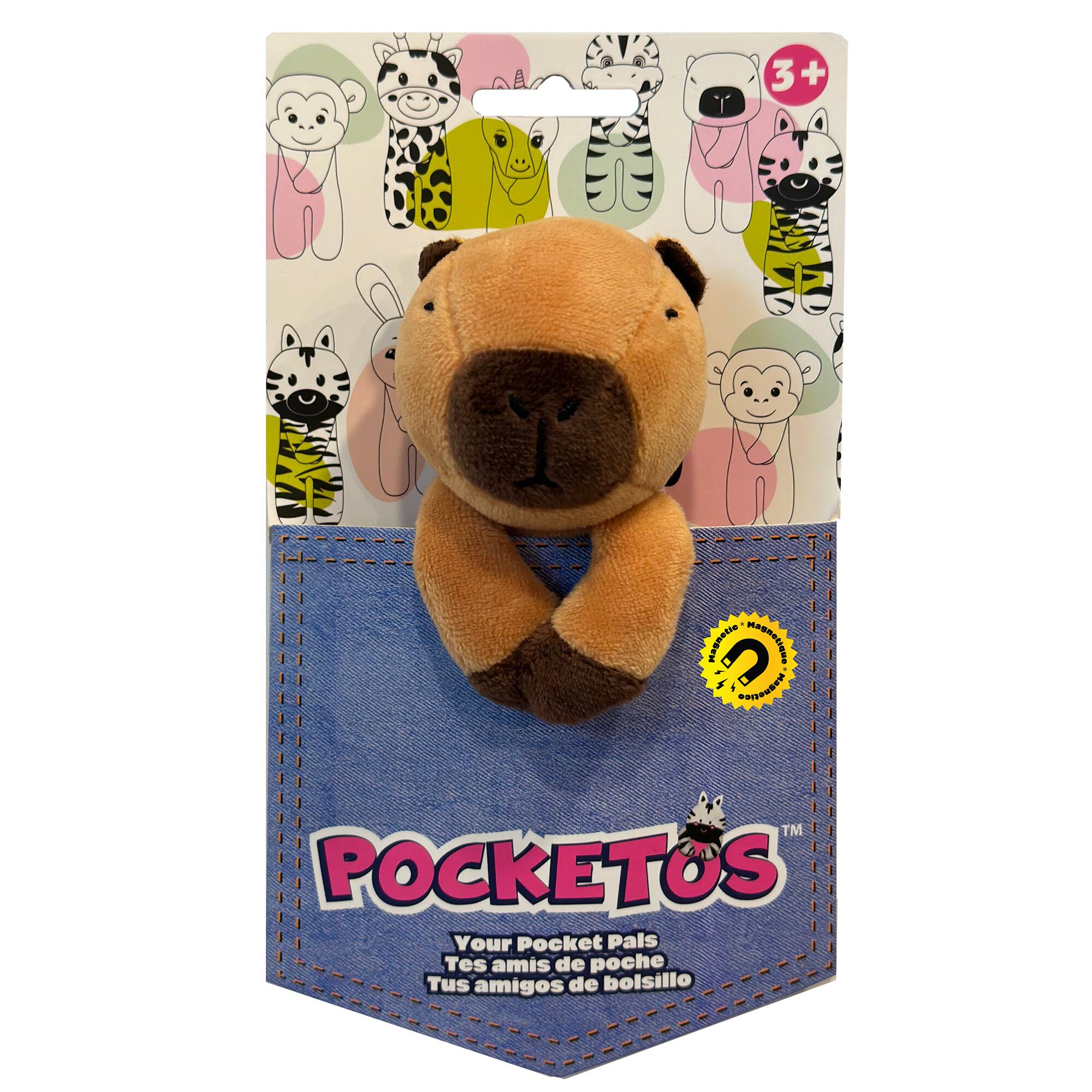 3 + 1 Magnetie Magnetiem - i en TM POCKETOS Your Pocket Pals Tes amis de poche Tus amigos de bolsillo