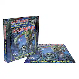 Rock Saws - Iron Maiden The Final Frontier 500 Piece Jigsaw Puzzle - Multicolor