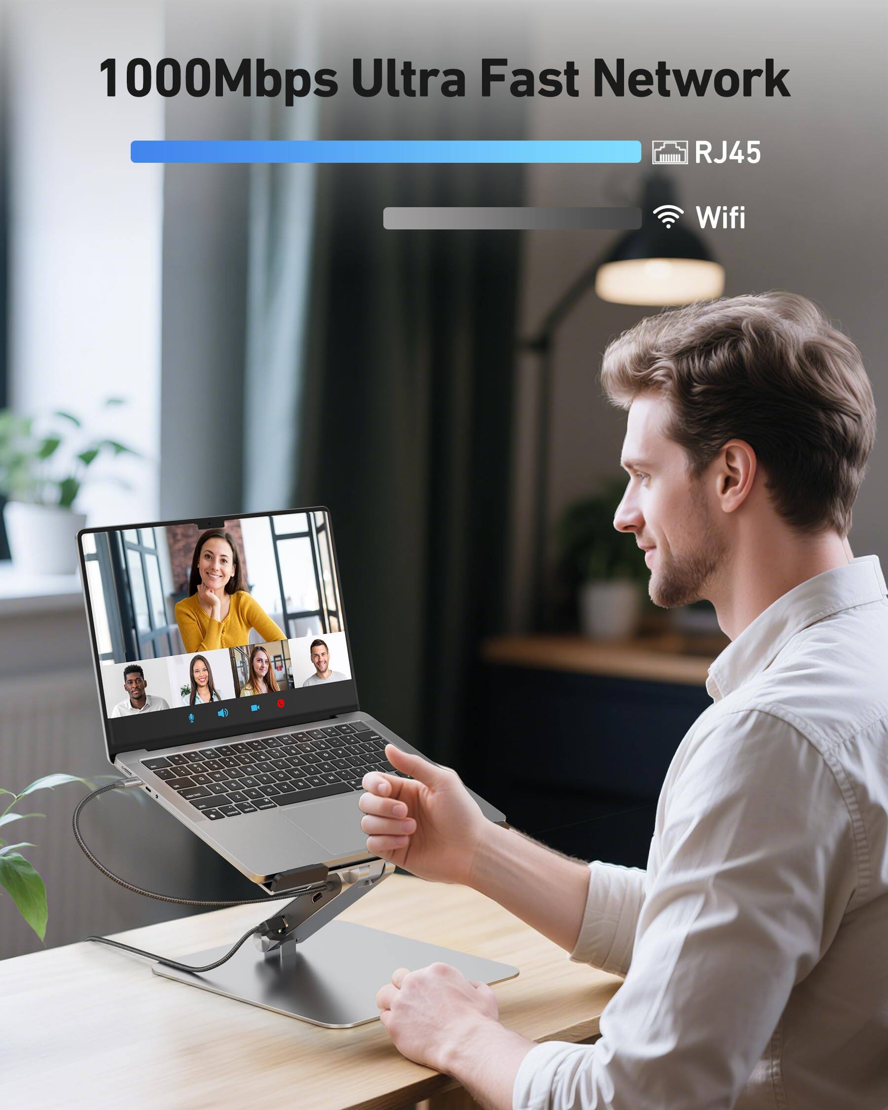 1000Mbps Ultra Fast Network RJ45 Wifi