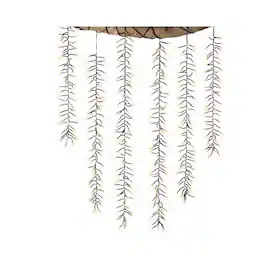 Celebrations - Gold LED Rice Clear/Warm White 480 ct Novelty Christmas Lights 7 ft.