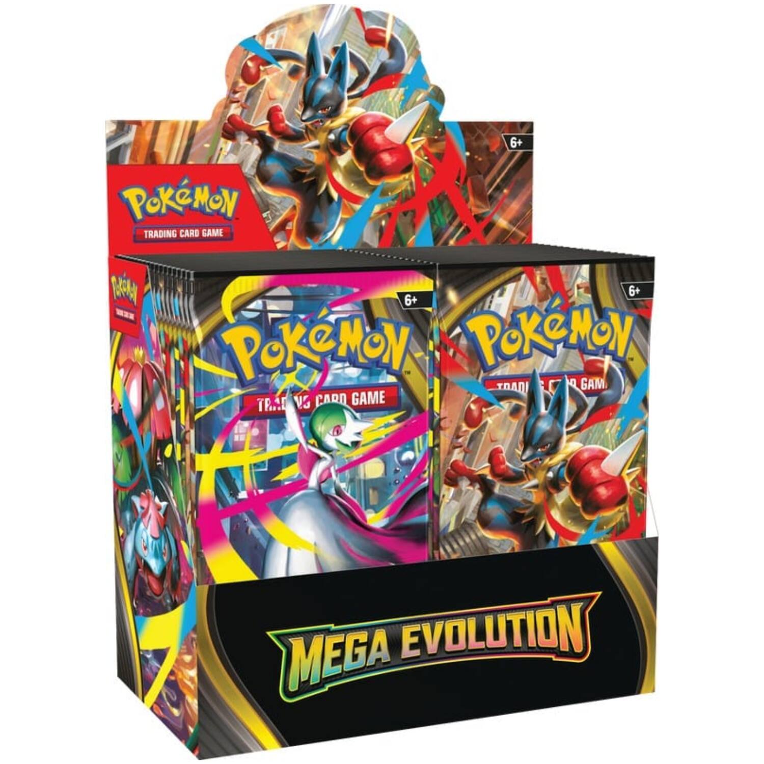 6+ Pokémon Trading Card Game  
6+ Pokémon Trading Card Game  
Mega Evolution
