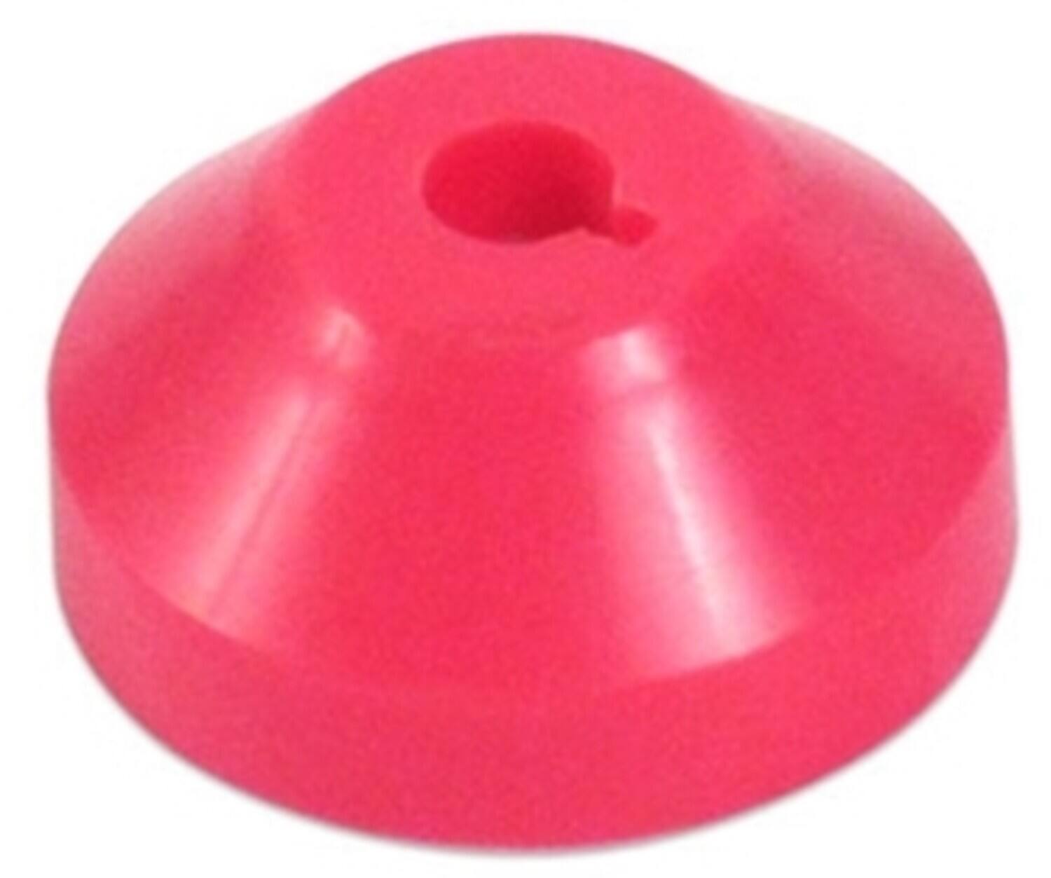 Alt View 1. PopMarket - Bags Unlimited A45AD 7 Inch 45 RPM Record Dome Adapters 50 Pack (Red)   - VINYL ACCESSORIES - Multicolor.