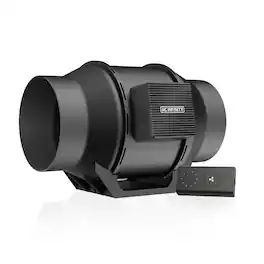 AC Infinity - CLOUDLINE A6, Quiet Inline Fan 6" with Speed Controller