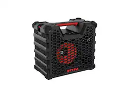 ION Audio - ION TAILGATER TOUGH BT RUGGED SPEAKER BLK/RED - Black