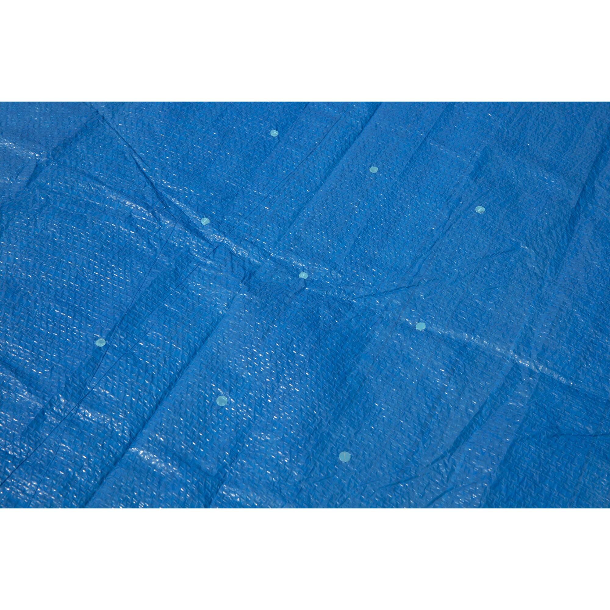 Alt View 10. Bestway - Bestway Flowclear Rectangle 7'4" x 60" Above Ground Swim Pool Cover (Cover Only) - Blue.