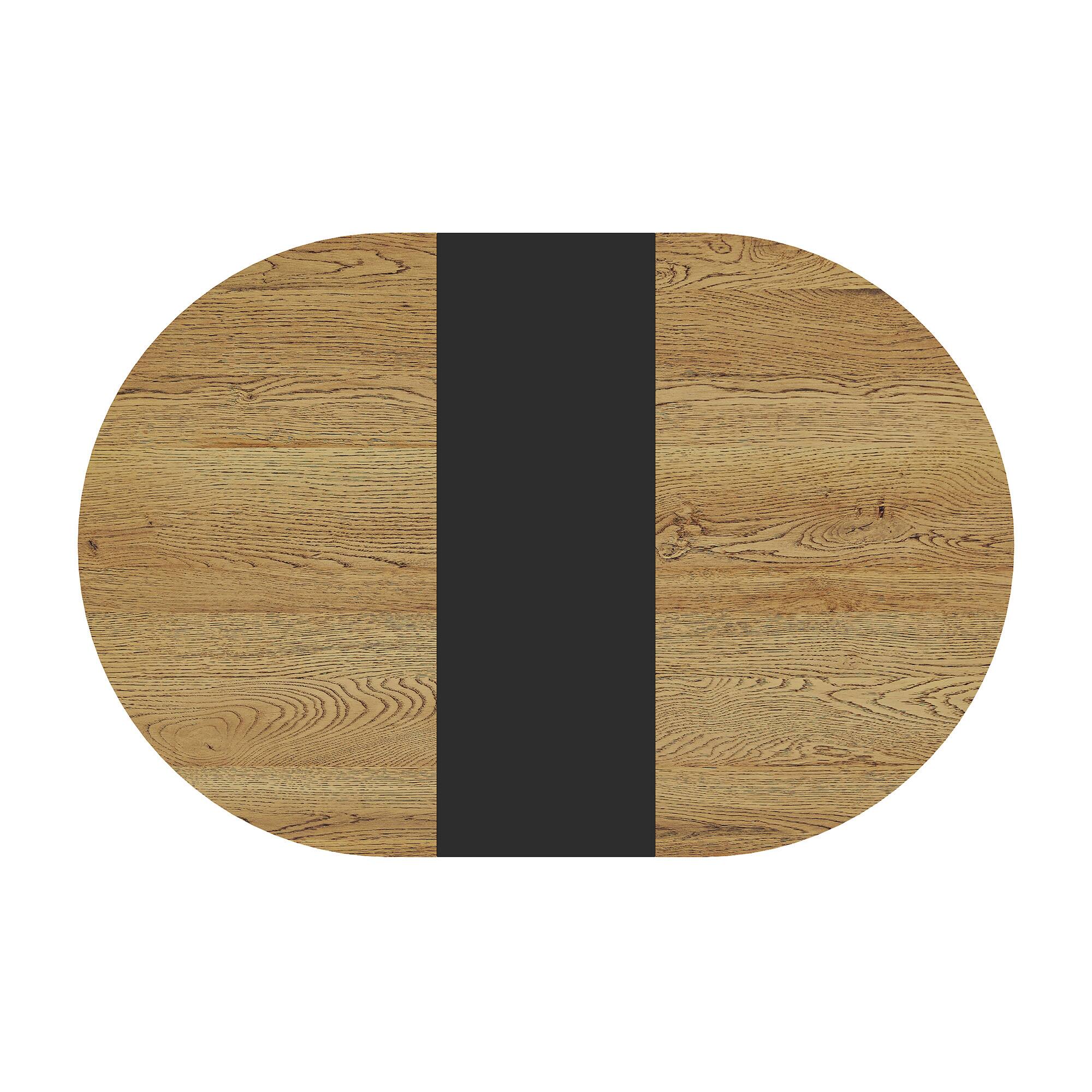 Alt View 2. Loheer - Loheer- 4.92 ft Modern Wooden Dining Table for 6 Heavy Duty Kitchen Table with Black Legs for Family Dining Room - Black,Wood.