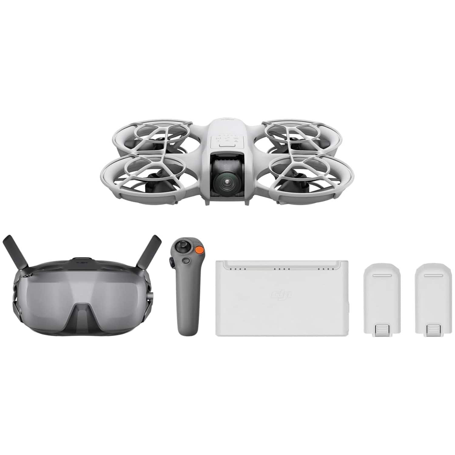DJI - Neo Motion Fly More Combo - Ultralight 4K Self-Flying Drone - Palm Takeoff, Subject Tracking, Propeller Guard, EIS