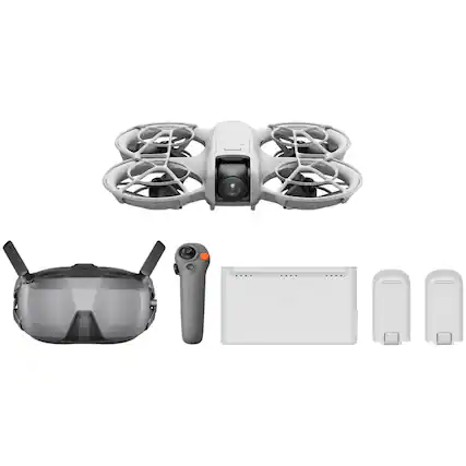 Front. DJI - Neo Motion Fly More Combo - Ultralight 4K Self-Flying Drone - Palm Takeoff, Subject Tracking, Propeller Guard, EIS.