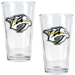 Great American Products - Nashville Predators 16oz. Pint Glass Set - Multicolor