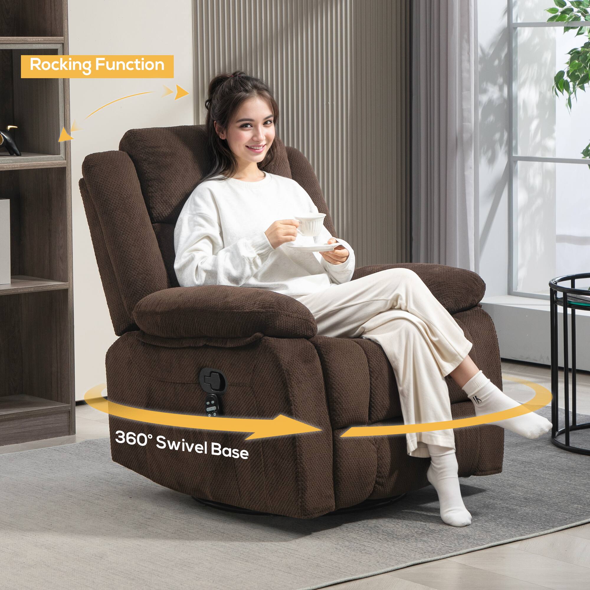 Rocking Function

360° Swivel Base