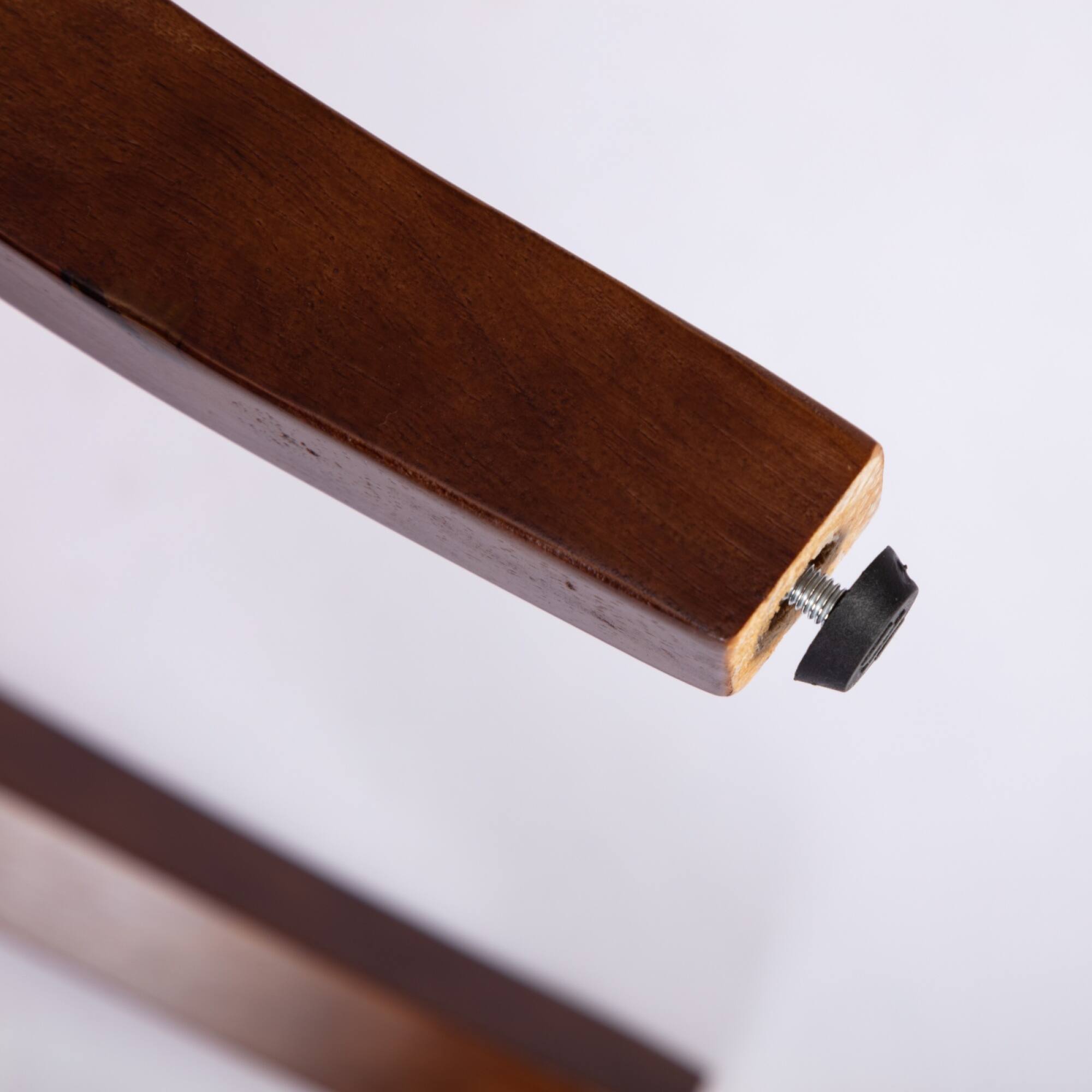 Alt View 9. GOODSILO - Modern Dining Chairs Set of Two with Curved Backrest and Upholstered Fabric Seating - Orange.