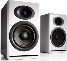 Front. Audioengine - P4 Passive Speakers - White.