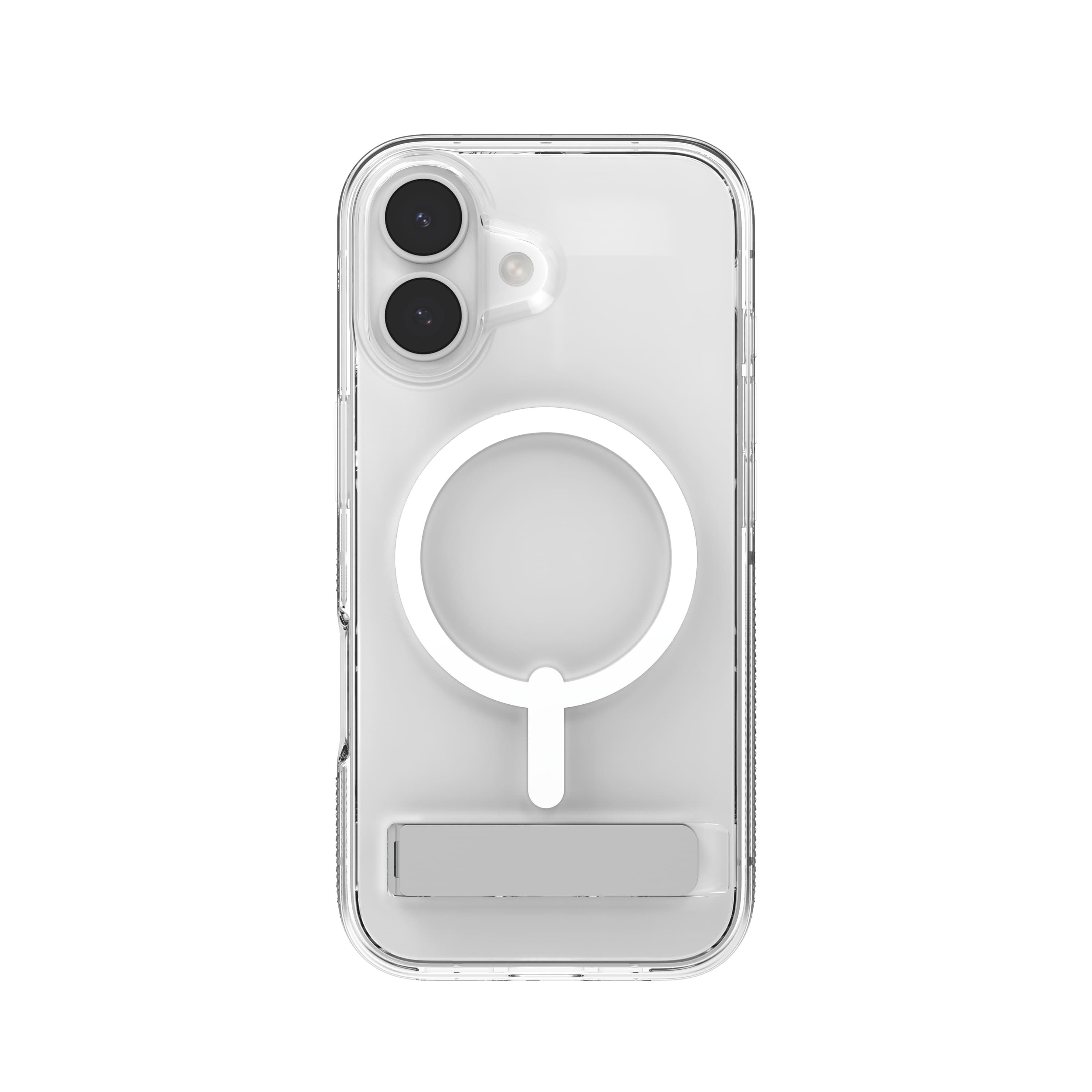 Alt View 12. ZAGG - Crystal Palace Snap MagSafe Compatible Case w/ Kickstand for Apple iPhone 17 - Clear.