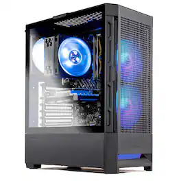Skytech Gaming - Skytech BLAZE4MINI - AMD Ryzen 7 7700, 9060XT 8GB, 32GB 6000 MHz DDR5 RAM, 650W GOLD PSU - Black