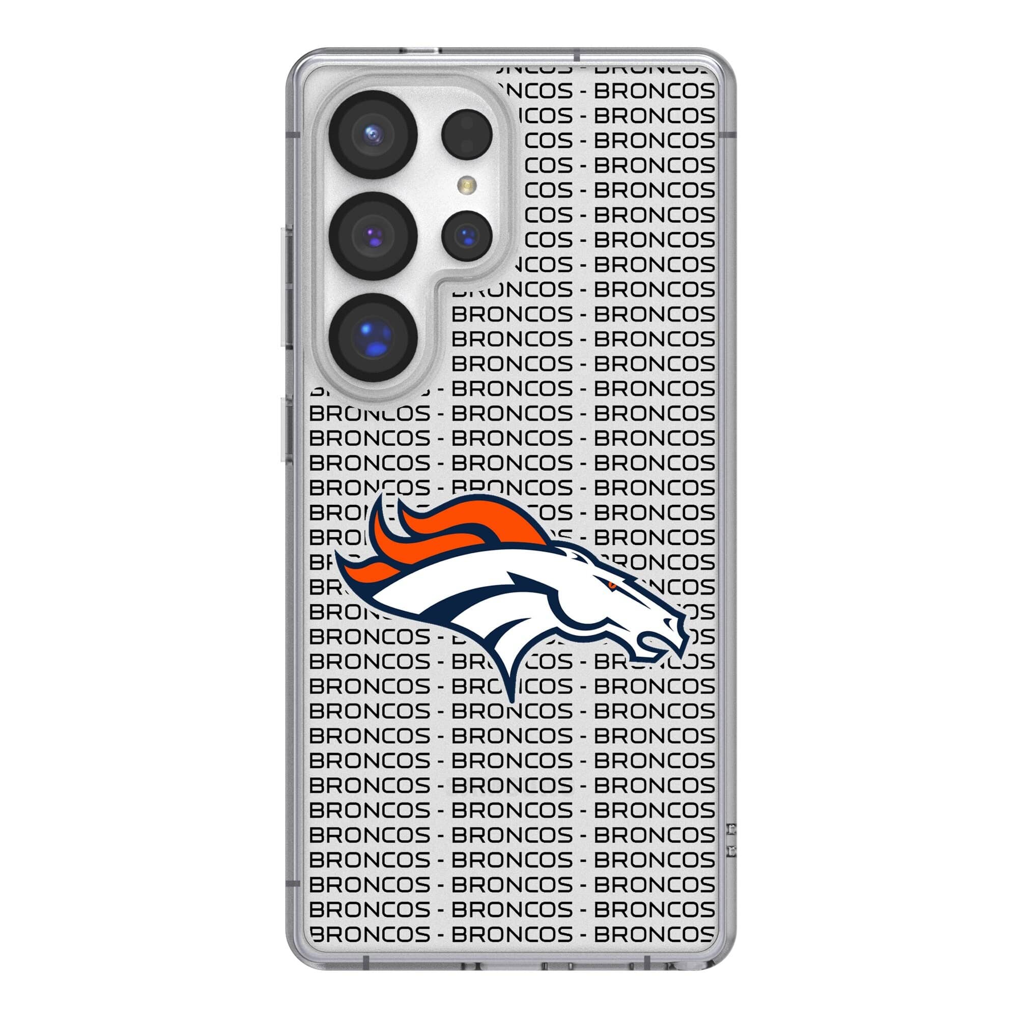 Keyscaper - NFL - Denver Broncos - Galaxy Clear Text Backdrop Design Case - S25 Plus - Multicolor price history on PriceWatchPro