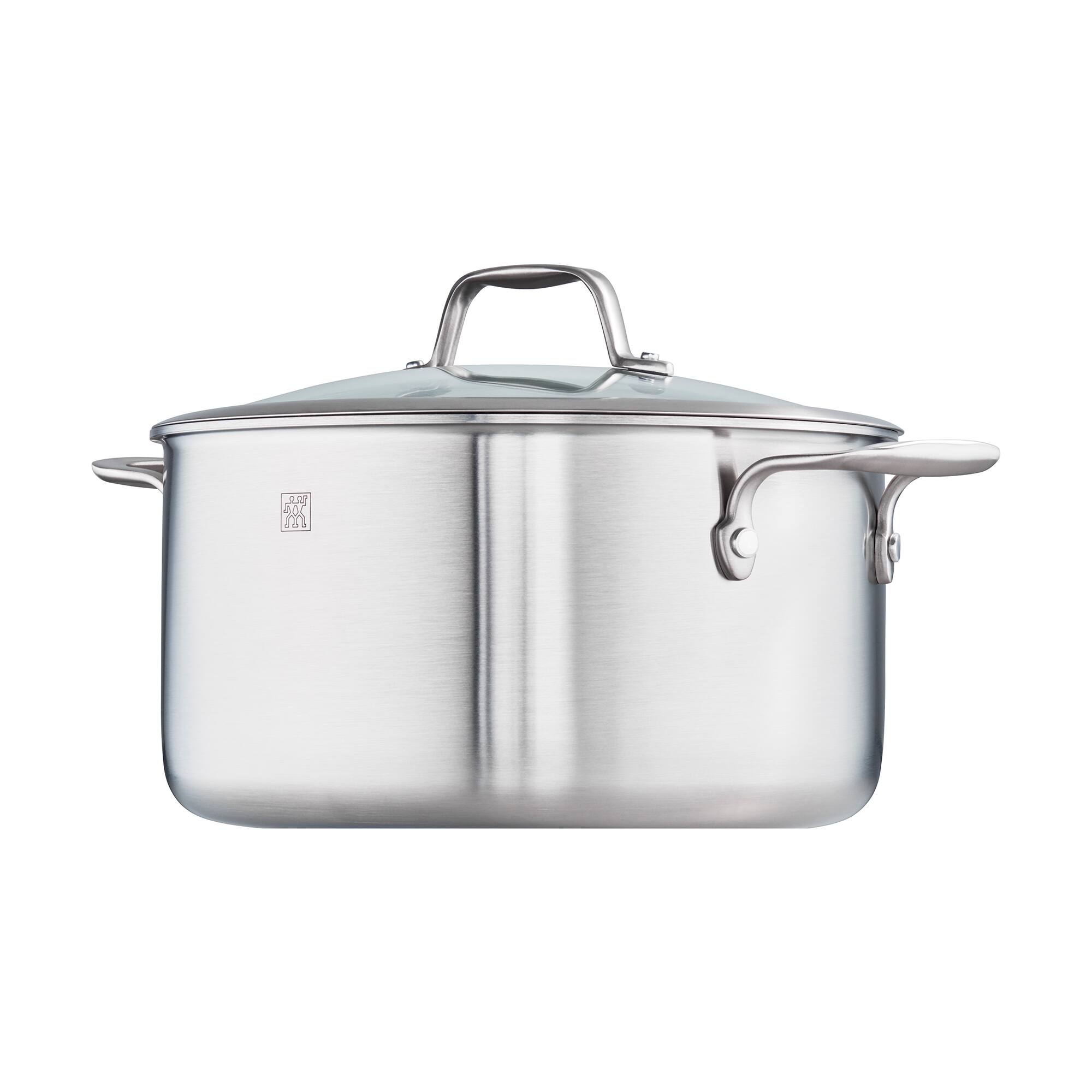 Alt View 1. ZWILLING - ZWILLING Spirit 3-ply 6-qt Stainless Steel Dutch Oven - Stainless Steel.
