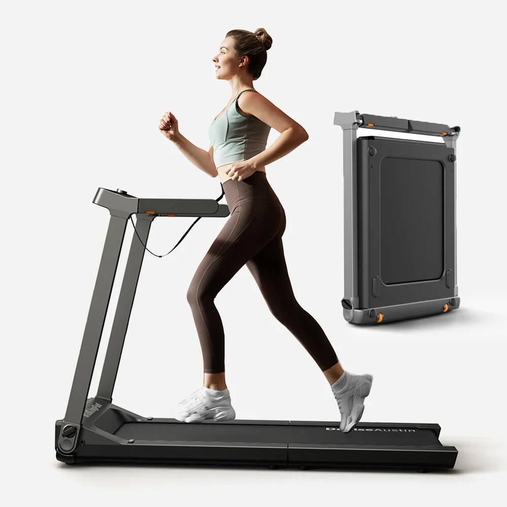 Back. WalkingPad - WALKINGPAD DENISE AUSTIN 2.0 FOLDABLE TREADMILL - Gray.