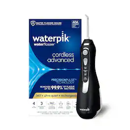 Waterpik - Cordless Advanced 2.0 Water Flosser With Travel Bag (Black)