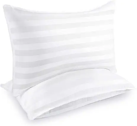 Front. FAPO - Queen Size Pillows Set of 2 - Luxury Hotel Bed Pillows for Sleeping - White.