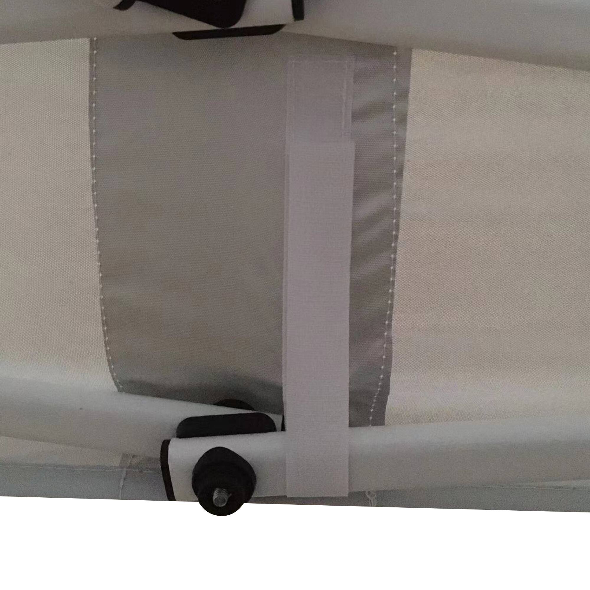 Alt View 8. Outsunny - 13' x 13' Pop Up Canopy Tent, Instant Sun Shelter, Tents for Parties, Height Adjustable for Outdoor, Garden, Patio - White.