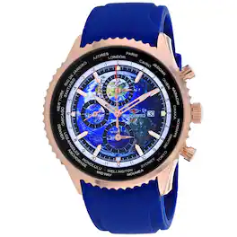 SeaPro - Men's Meridian World Timer GMT - Blue