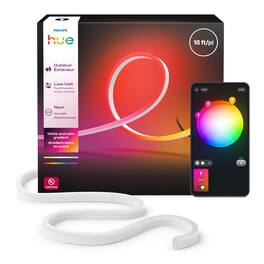 Philips - Hue Neon Outdoor Multicolor Bluetooth Smart Lightstrip 5m (16ft)