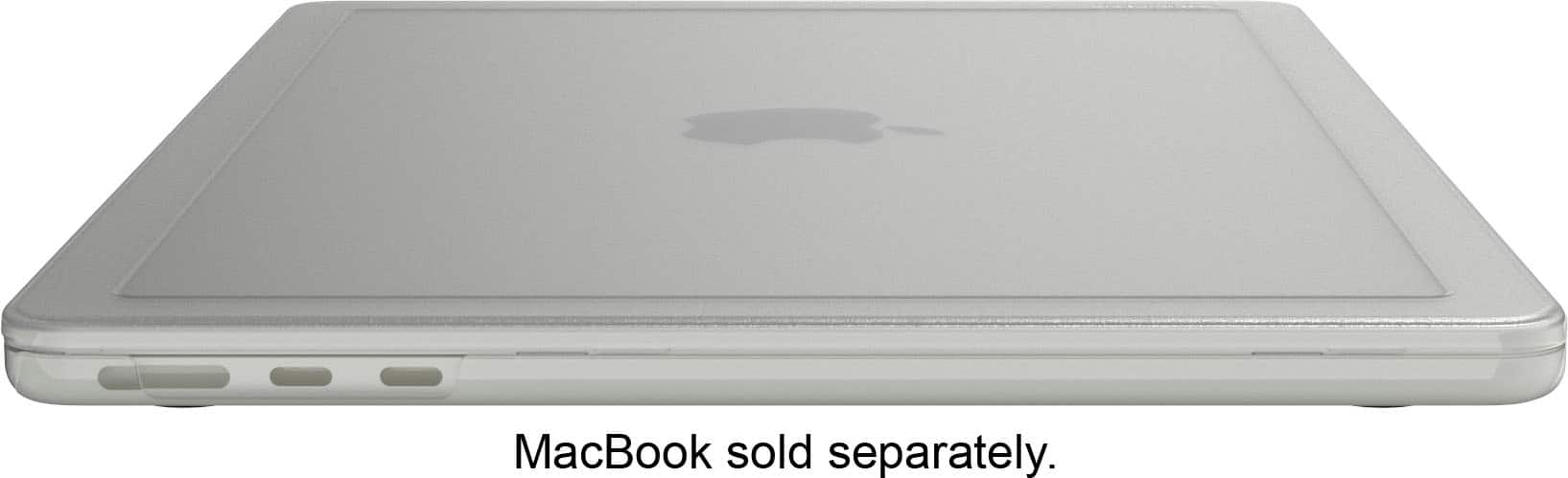 The text on the image reads "MacBook sold separately."