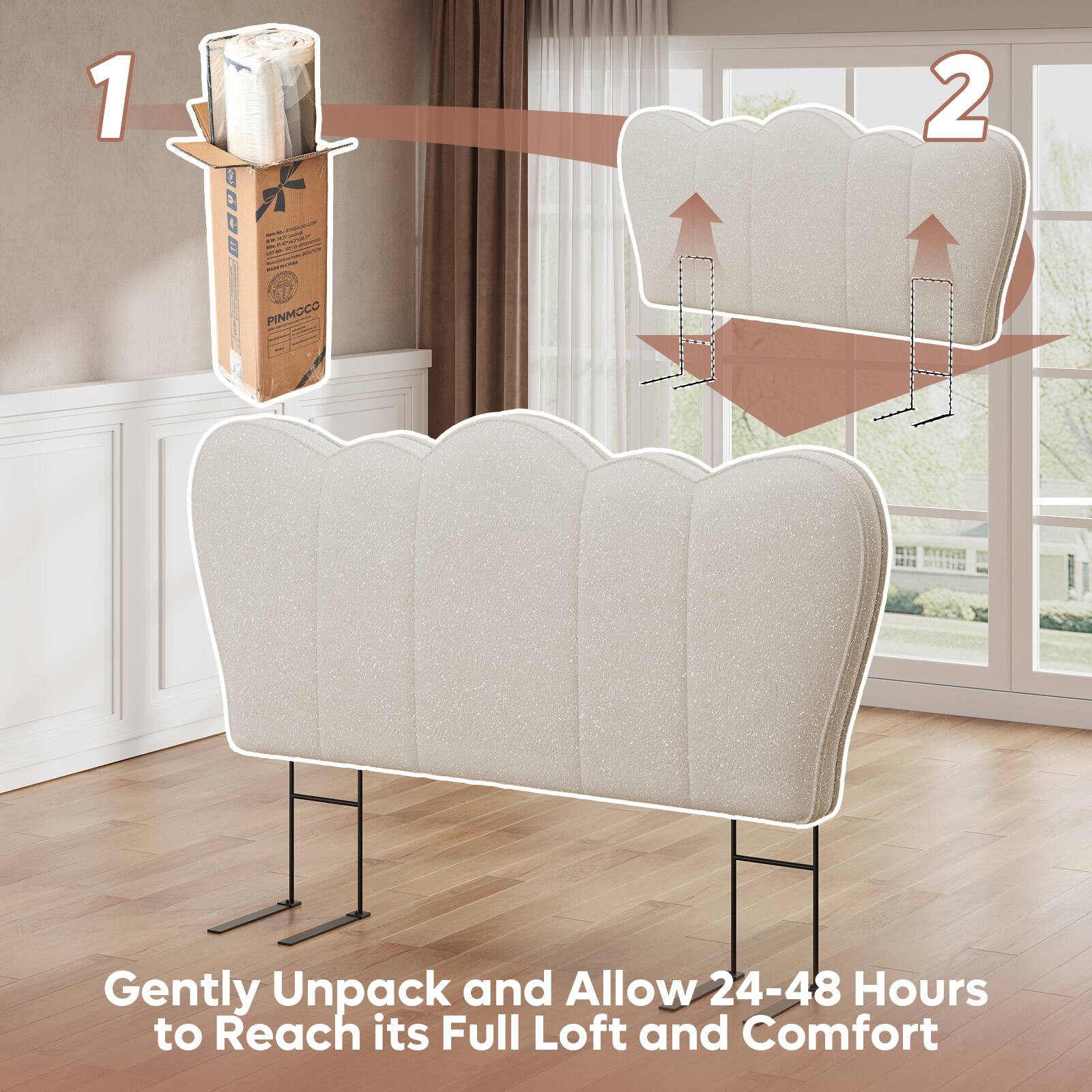 1. Gently Unpack and Allow 24-48 Hours to Reach its Full Loft and Comfort