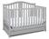 Front. Graco - Solano 5-in-1 Convertible Crib with Drawer - Pebble Gray.