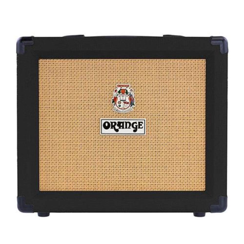 Front. Orange - Orange Amps Crush 20 2-Channel, 4 Stage High Gain Preamp (20W, Black).