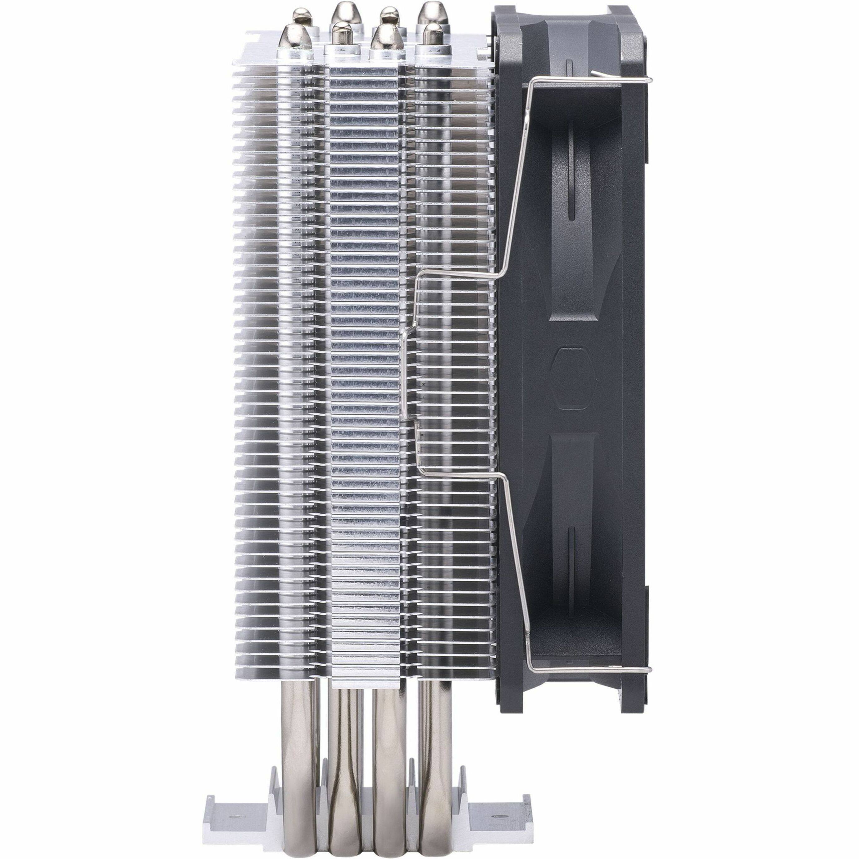 Alt View 18. Cooler Master - Hyper 212 Spectrum V3 ARGB 12mm Computer Cooling Fan/Heatsink Fan with RGB Controller (1-Pack) - Silver.