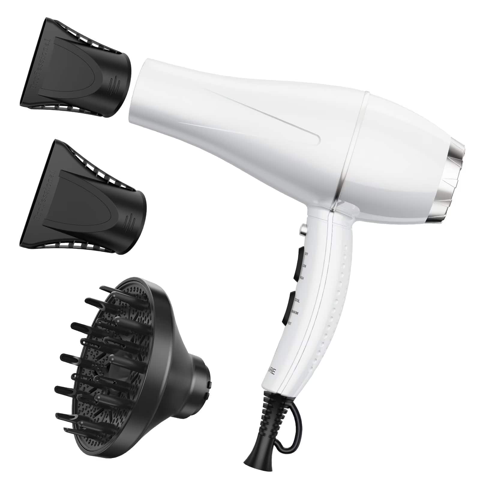 The text on the image reads:
"Professional Doodessional Hair Dryer"