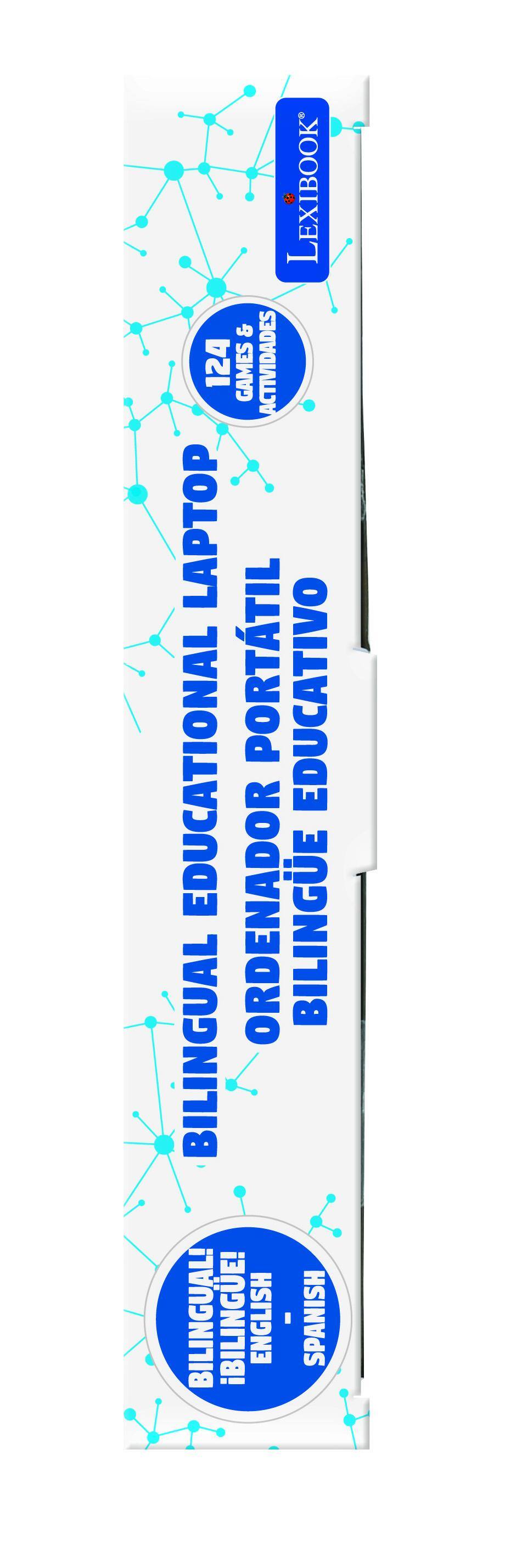 LEXIBOOK & 124 GAMES ACTIVIDADES LAPTOP PORTATIL EDUCATIVO EDUCATIONAL ORDENADOR BILINGUE BILINGUAL BILINGUAL! iBILINGUE! ENGLISH I SPANISH