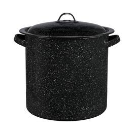 Granite Ware - Stock Pot, 15.5 Qt - Speckled Black