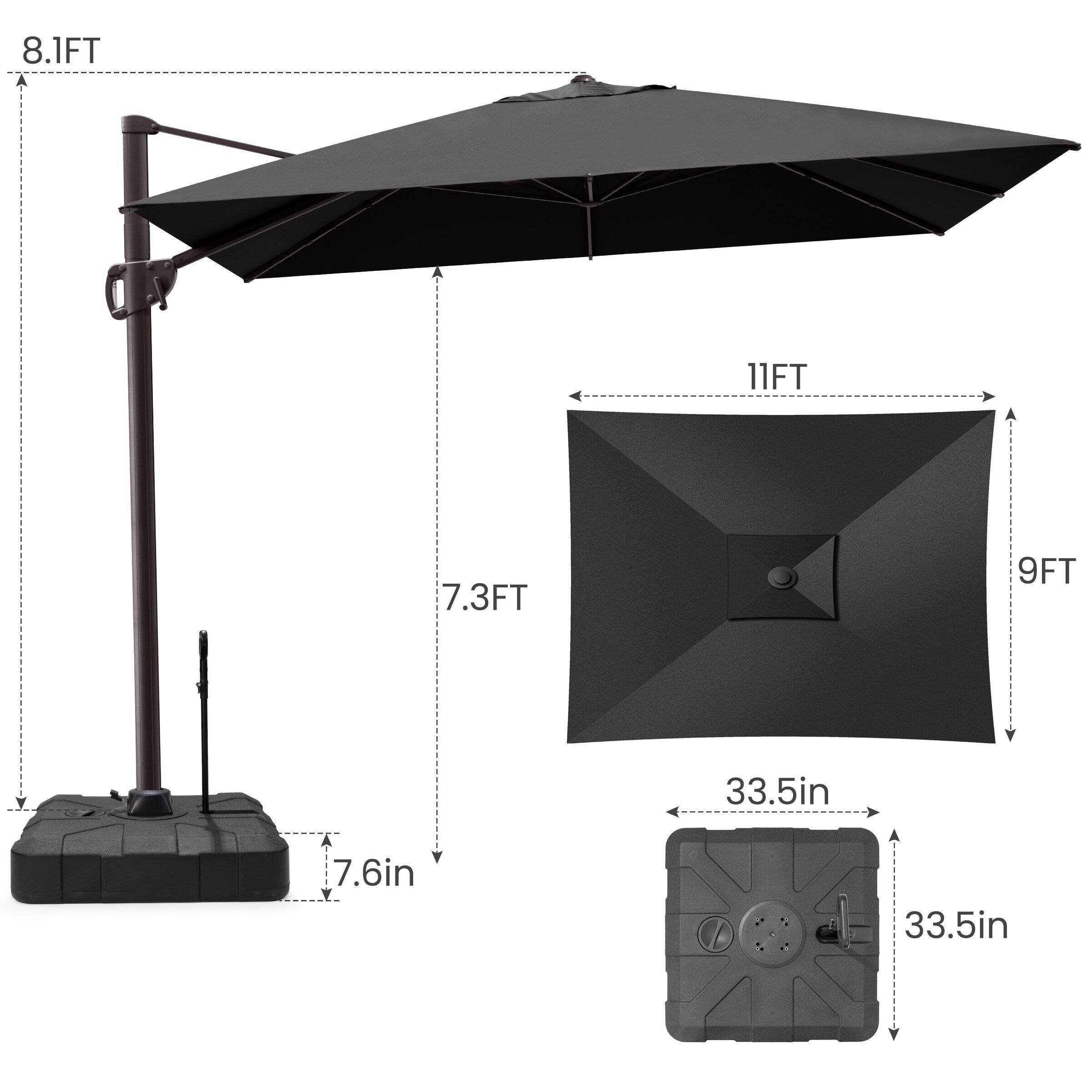 8.1FT  
11FT  
7.3FT  
9FT  
33.5in  
7.6in  
33.5in