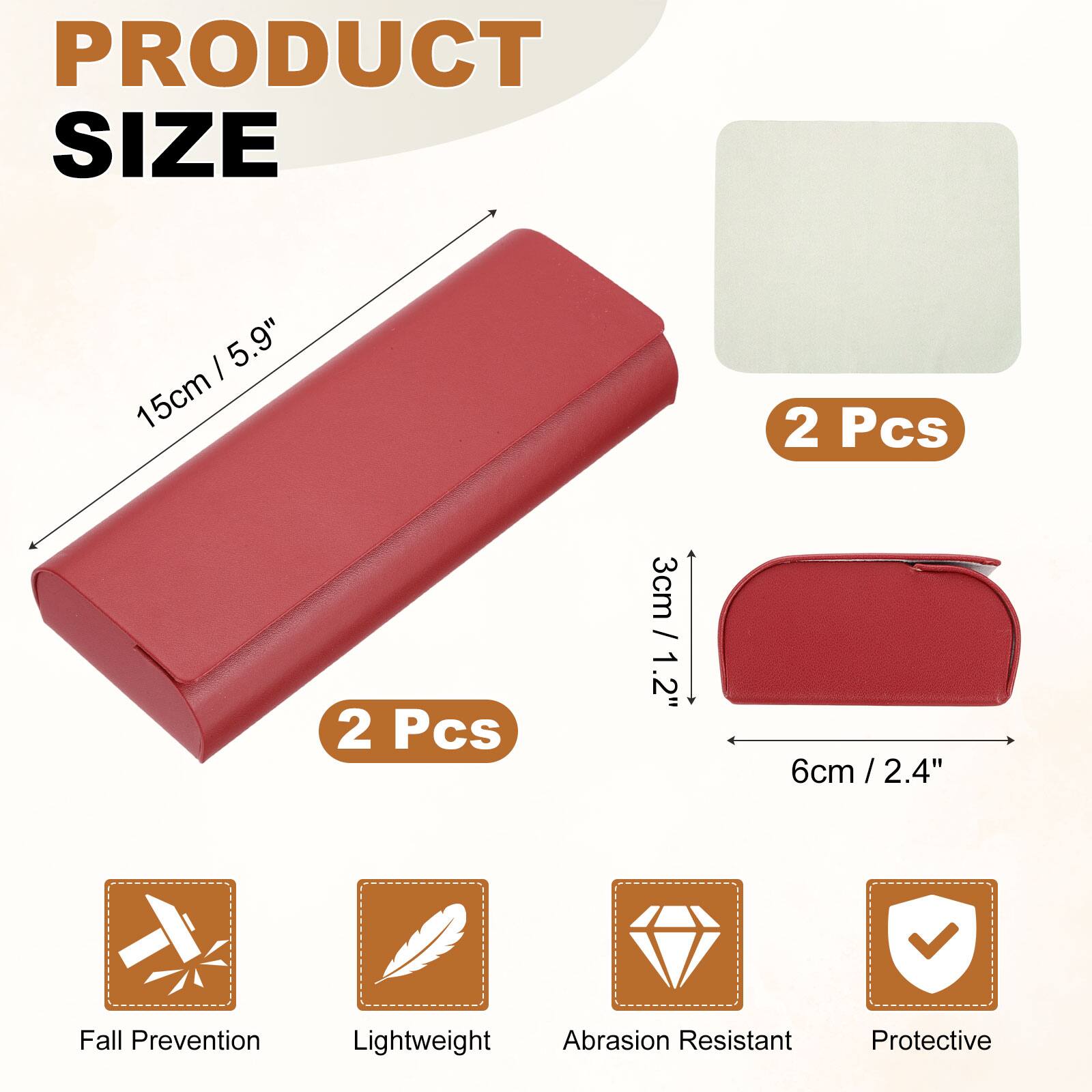 PRODUCT SIZE

15cm / 5.9"  
2 Pcs

3cm / 1.2"  
6cm / 2.4"

Fall Prevention  
Lightweight  
Abrasion Resistant  
Protective