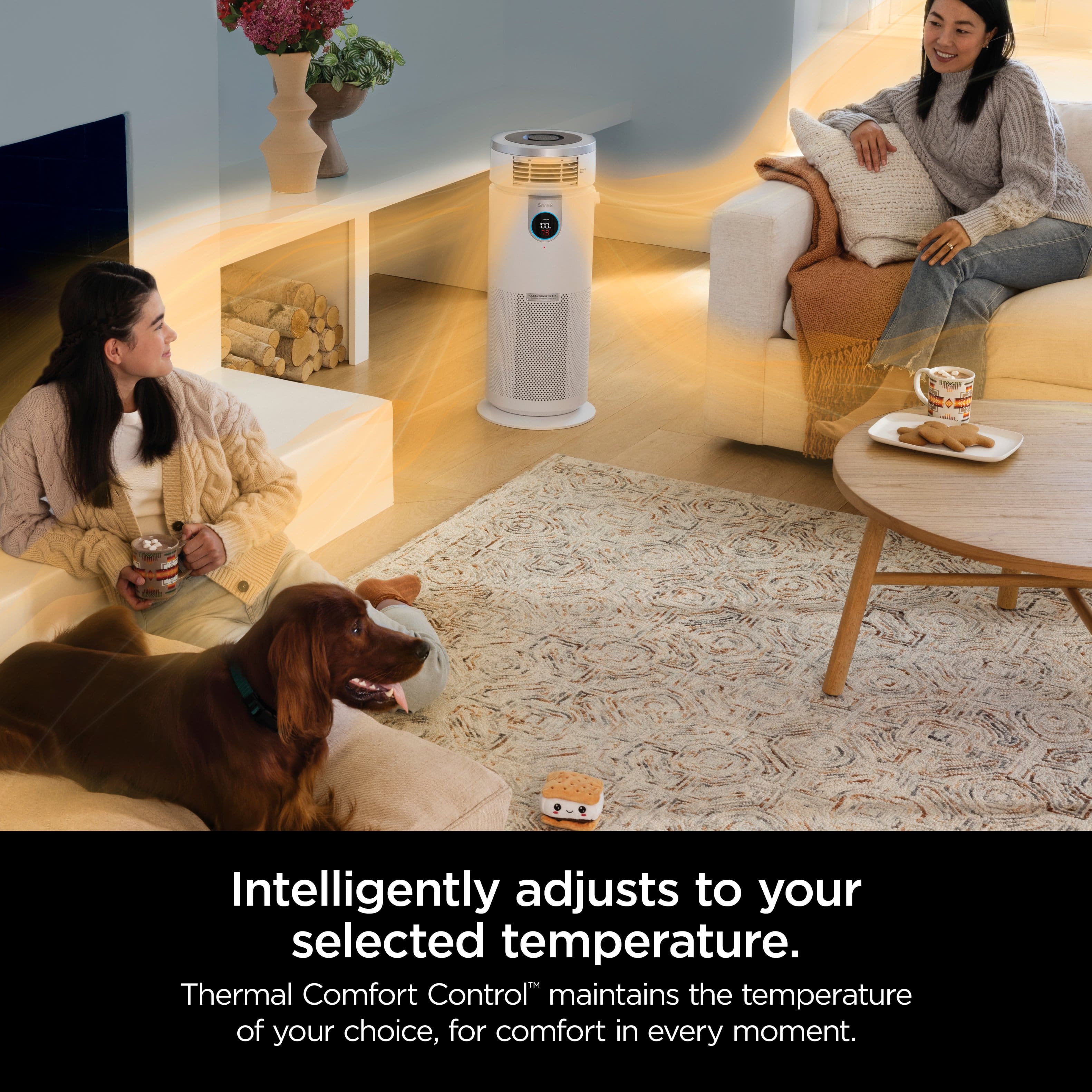 Intelligently adjusts to your selected temperature. Thermal Comfort Control maintains the temperature of your choice, for comfort in every moment.
