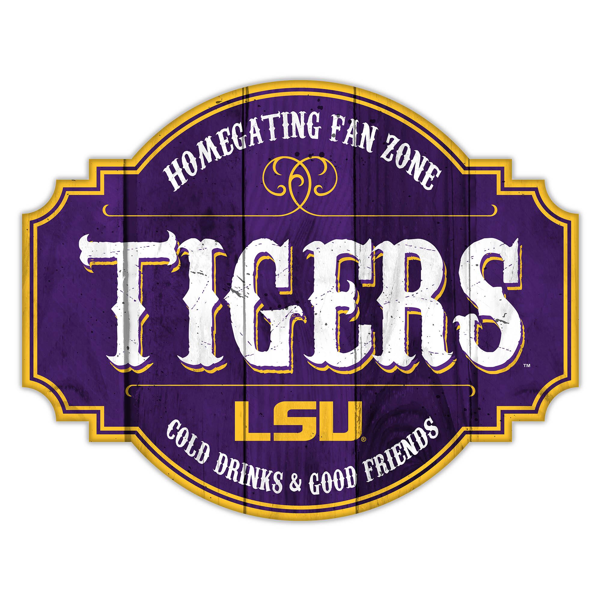 LSU Tigers 24'' Homegating Tavern Sign
